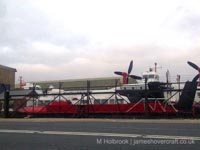 SRN6 Twin-Prop hovercraft at the Hovercraft Museum