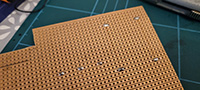 Underside of breadboard