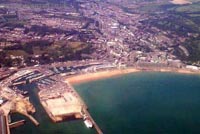Dover Harbour from the air