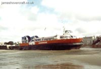 Here is the first ever built AP1-88/80 prototype, Tenacity (GH-2087) leaving Ryde in 1983. Ryde slipway was more curved and a lot smaller then, only enough room for two craft, unlike today when they can fit four craft on the slipway (Photo: David Ingham)