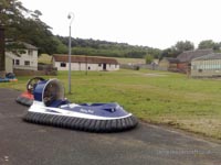 Flying Fish hovercraft at Farthingloe Farm