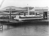 SRN4 The Prince of Wales (GH-2054) at BHC in Cowes