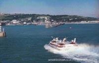 SRN4 The Prince of Wales (GH-2054) with Hoverspeed