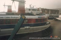 SRN4 The Prince of Wales (GH-2054) with Hoverspeed