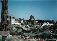 SRN4 The Prince of Wales (GH-2054) being demolished after the fire