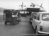 SRN4 The Princess Anne (GH-2007) with Seaspeed at Dover