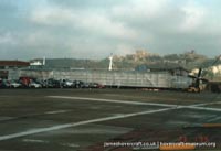 SRN4 The Princess Margaret (GH-2006) undergoing maintenance at Hoverspeed