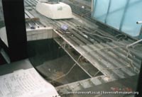 SRN4 The Princess Margaret (GH-2006) undergoing maintenance at Hoverspeed