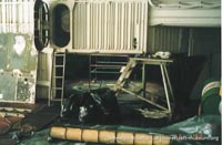 SRN4 The Princess Margaret (GH-2006) undergoing maintenance at Hoverspeed