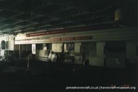 SRN4 The Princess Margaret (GH-2006) undergoing maintenance at Hoverspeed