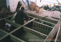 SRN4 The Princess Margaret (GH-2006) undergoing maintenance at Hoverspeed