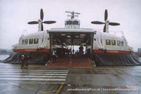 SRN4 The Princess Margaret (GH-2006) with Hoverspeed in the late 1990s
