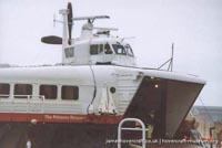 SRN4 The Princess Margaret (GH-2006) with Hoverspeed in the late 1990s