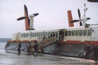 SRN4 The Princess Margaret (GH-2006) with Hoverspeed in the late 1990s