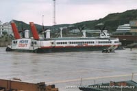 SRN4 The Princess Margaret (GH-2006) with Hoverspeed in the late 1990s