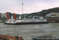 SRN4 The Princess Margaret (GH-2006) with Hoverspeed in the late 1990s