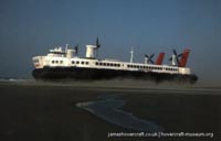 SRN4 The Princess Margaret (GH-2006) with Hoverspeed in the late 1990s