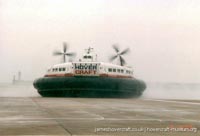 SRN4 The Princess Margaret (GH-2006) with Hoverspeed in the late 1990s