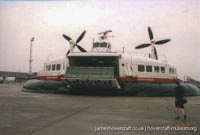 SRN4 The Princess Margaret (GH-2006) with Hoverspeed in the late 1990s