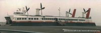 SRN4 The Princess Margaret (GH-2006) with Hoverspeed in the late 1990s