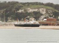 SRN4 hovercraft departing Dover
