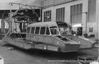 SRN5 being built at Cowes