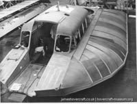 SRN5 being built at Cowes