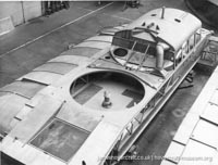 SRN5 being built at Cowes