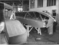 SRN5 being built at Cowes