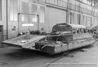 SRN5 being built at Cowes
