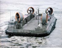 Military Hovercraft - the LCAC on ice