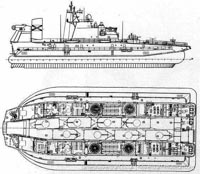 Russian Hovercraft Zubr