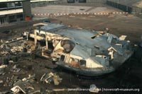 Vosper-Thornycroft VT1 being scrapped