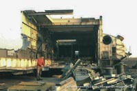 Vosper-Thornycroft VT1 being scrapped