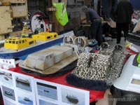 Model Hovercraft Association desk at the Hovershow