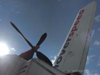 SRN4 The Princess Margaret (GH-2006)'s tailfin and rear fan