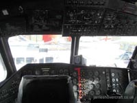 Cockpit Main panels from behind the captain's seat