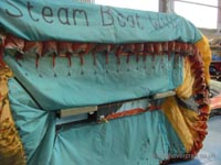 Underside with skirt deflated