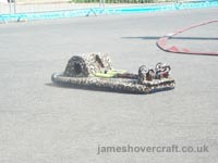 Mercedes-Benz air-conditioning-powered shag-pile skirt land-only craft by Larry Hodgson