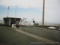 Ramp opens, nearly ready to let the people out