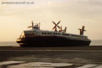 The Princess Margaret (GH-2007) taxiing at Calais hoverport