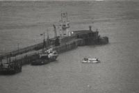 Free-floating near the Eastern breakwater