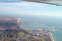 Dover harbour from the air (James Rowson)
