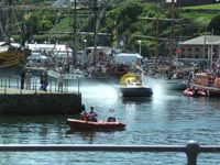 Operating in the marina